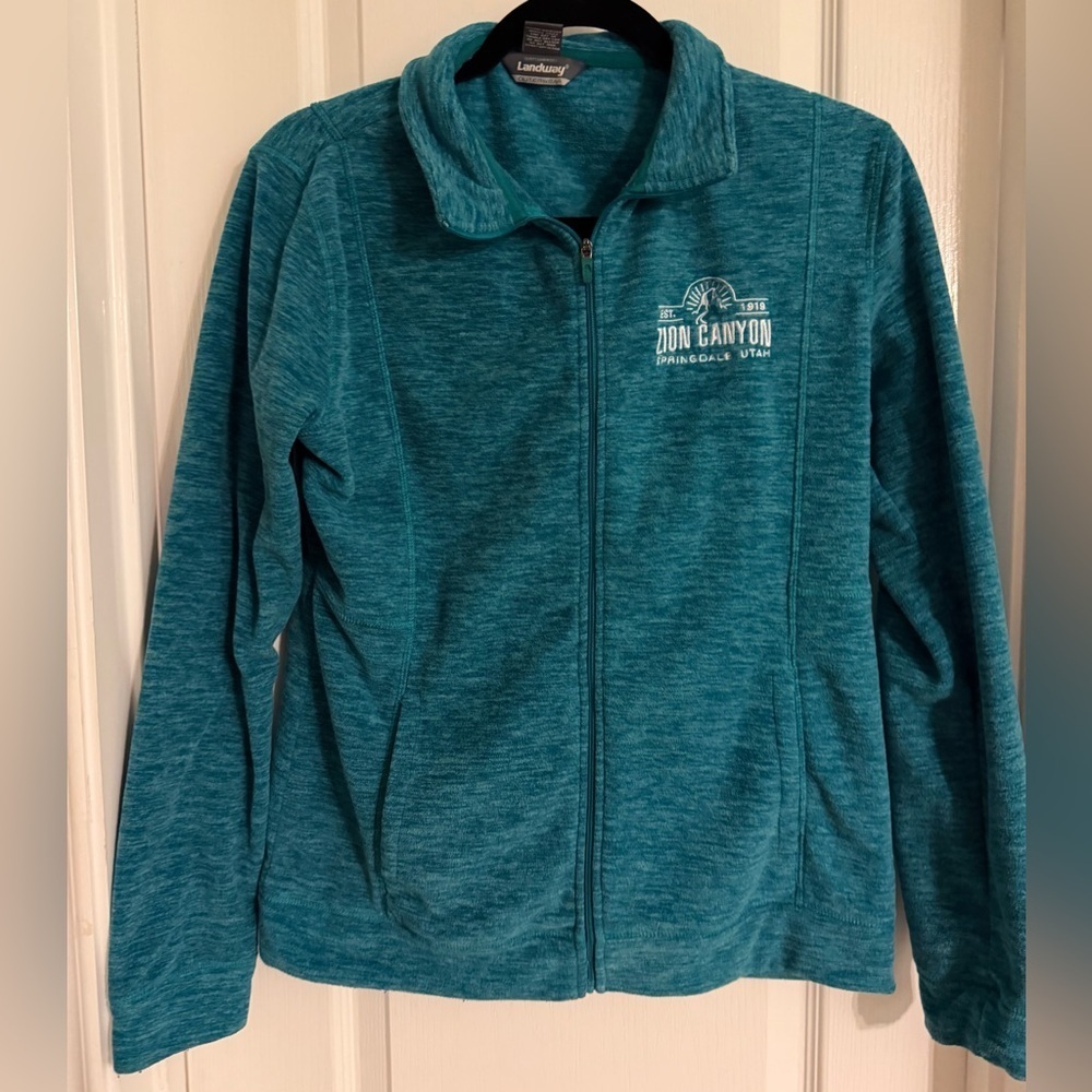 LandWay Women's Teal Full-Zip Jacket